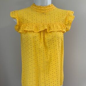 Self Esteem Eyelet Top